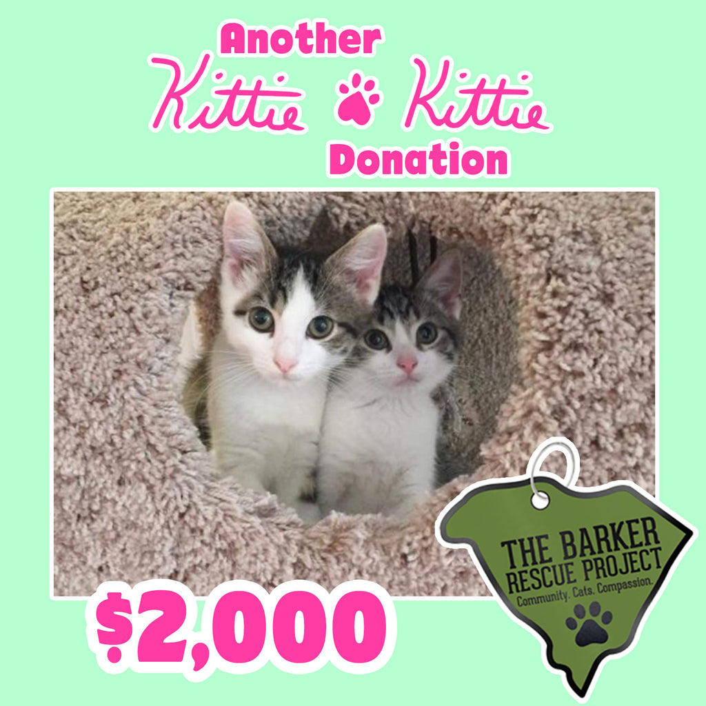 Kittie Kittie™ partners with The Barker Rescue Project!