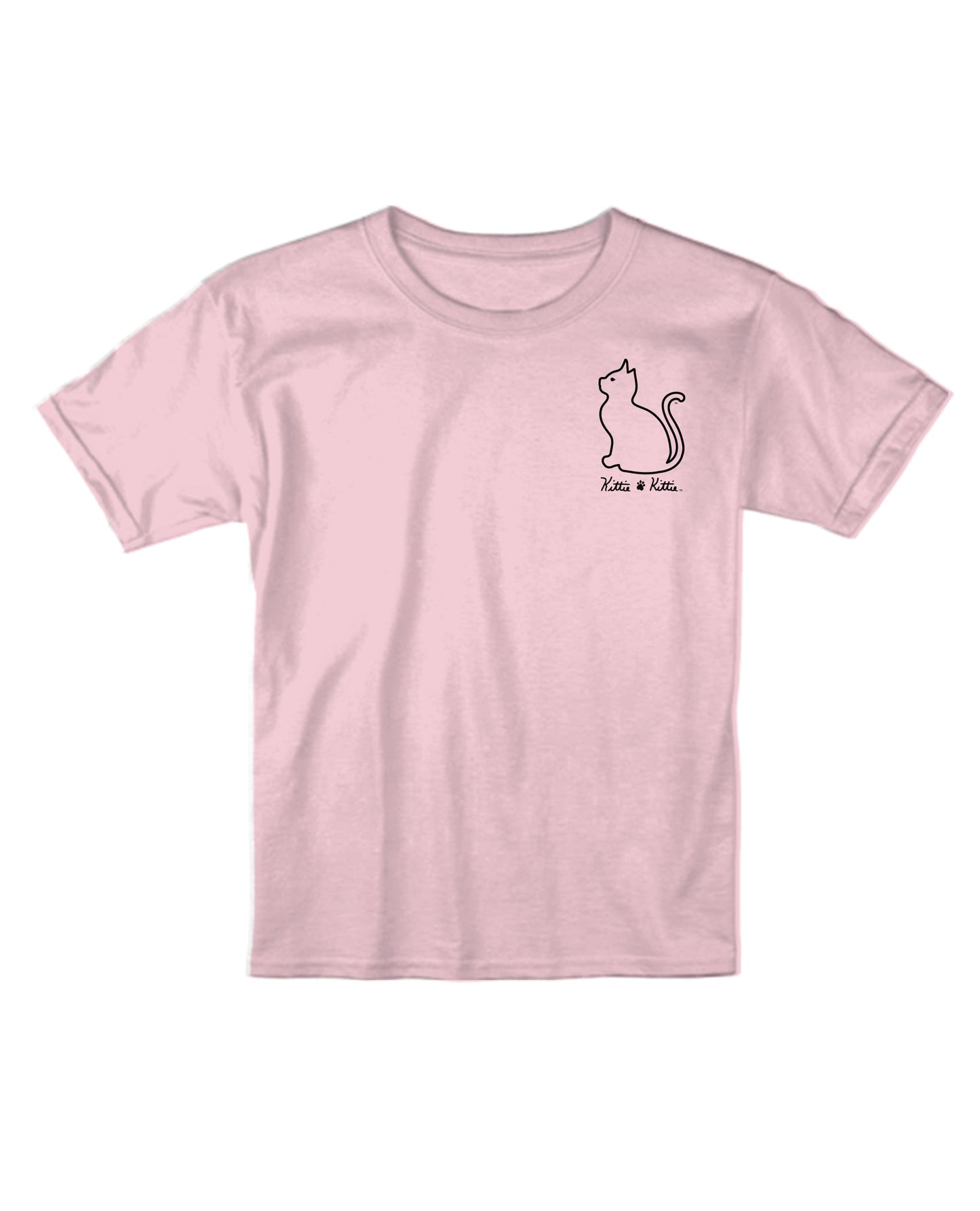 BE KIND AND ALWAYS SHARE KITTIE, YOUTH SS (PRINTED TO ORDER)