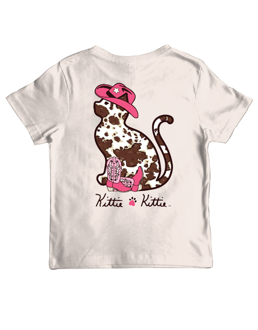 COW PRINT KITTIE, YOUTH SS