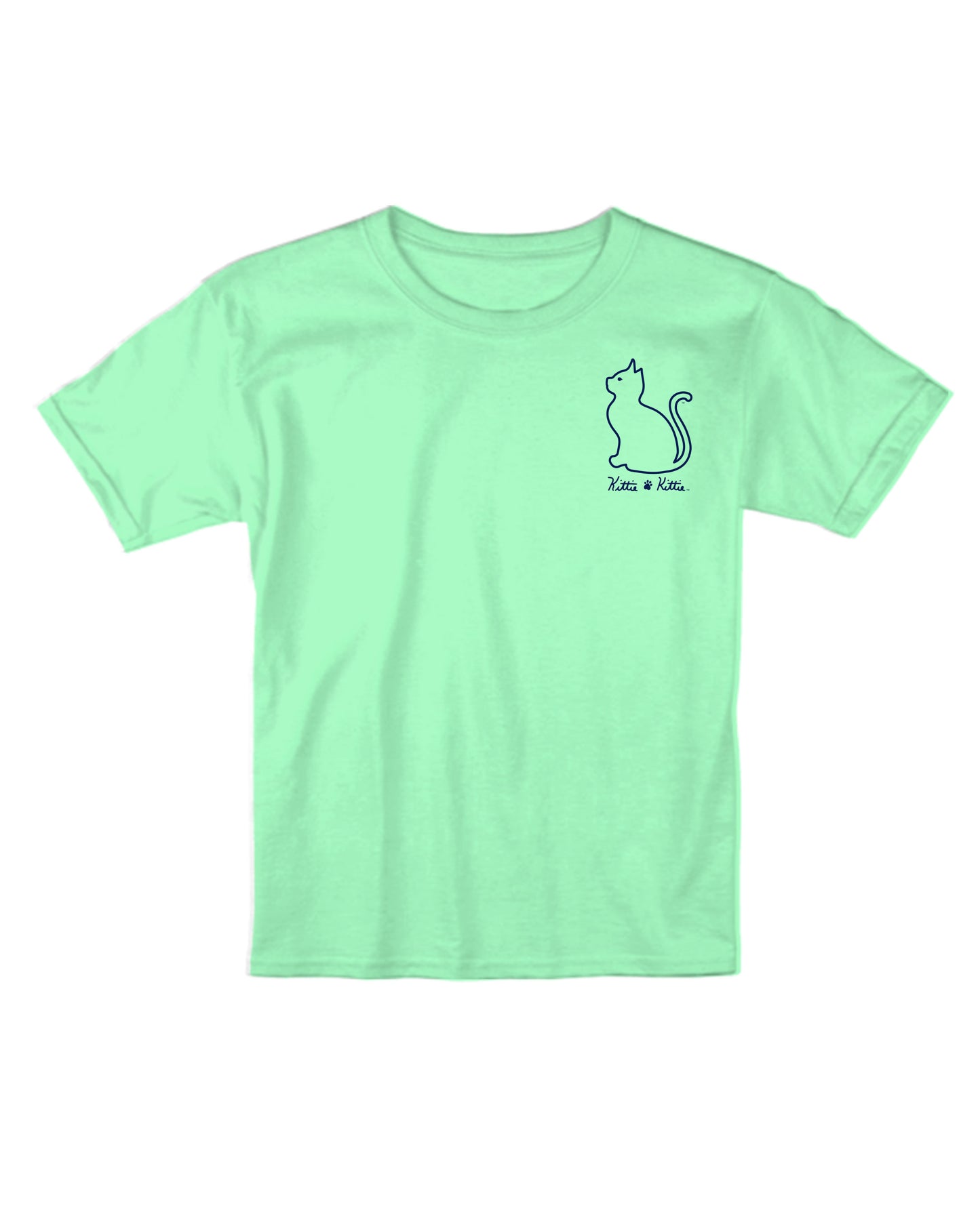 E AND FRIENDS KITTIE, YOUTH SS (PRINTED TO ORDER)