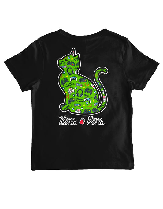 GAMING PATTERN KITTIE, YOUTH SS (PRINTED TO ORDER)