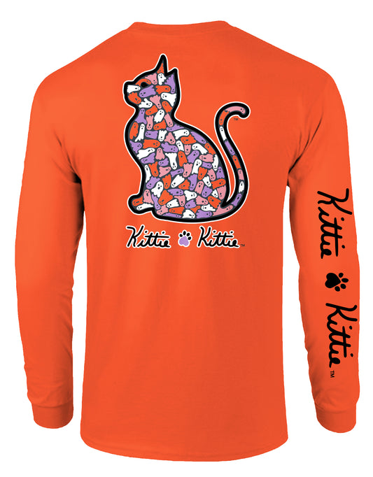 GHOST PATTERN KITTIE, ADULT LS