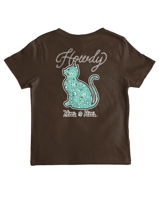 HOWDY BANDANA PATTERN KITTIE, YOUTH SS