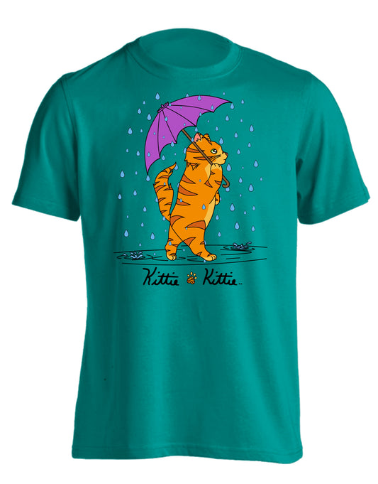 RAINY DAY KITTIE (PRINTED TO ORDER)