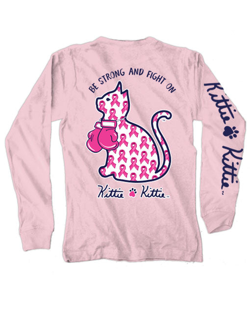 FIGHT ON KITTIE, ADULT LS (PRINTED TO ORDER)