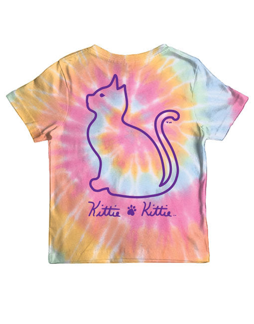 AERIAL TIE DYE KITTIE, YOUTH SS