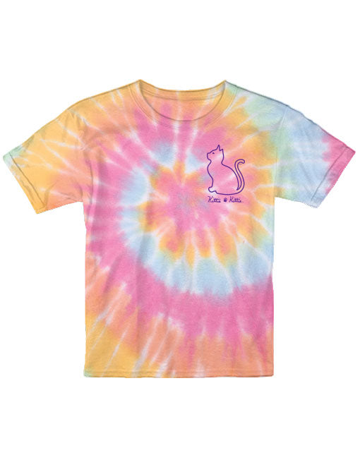 AERIAL TIE DYE KITTIE, YOUTH SS