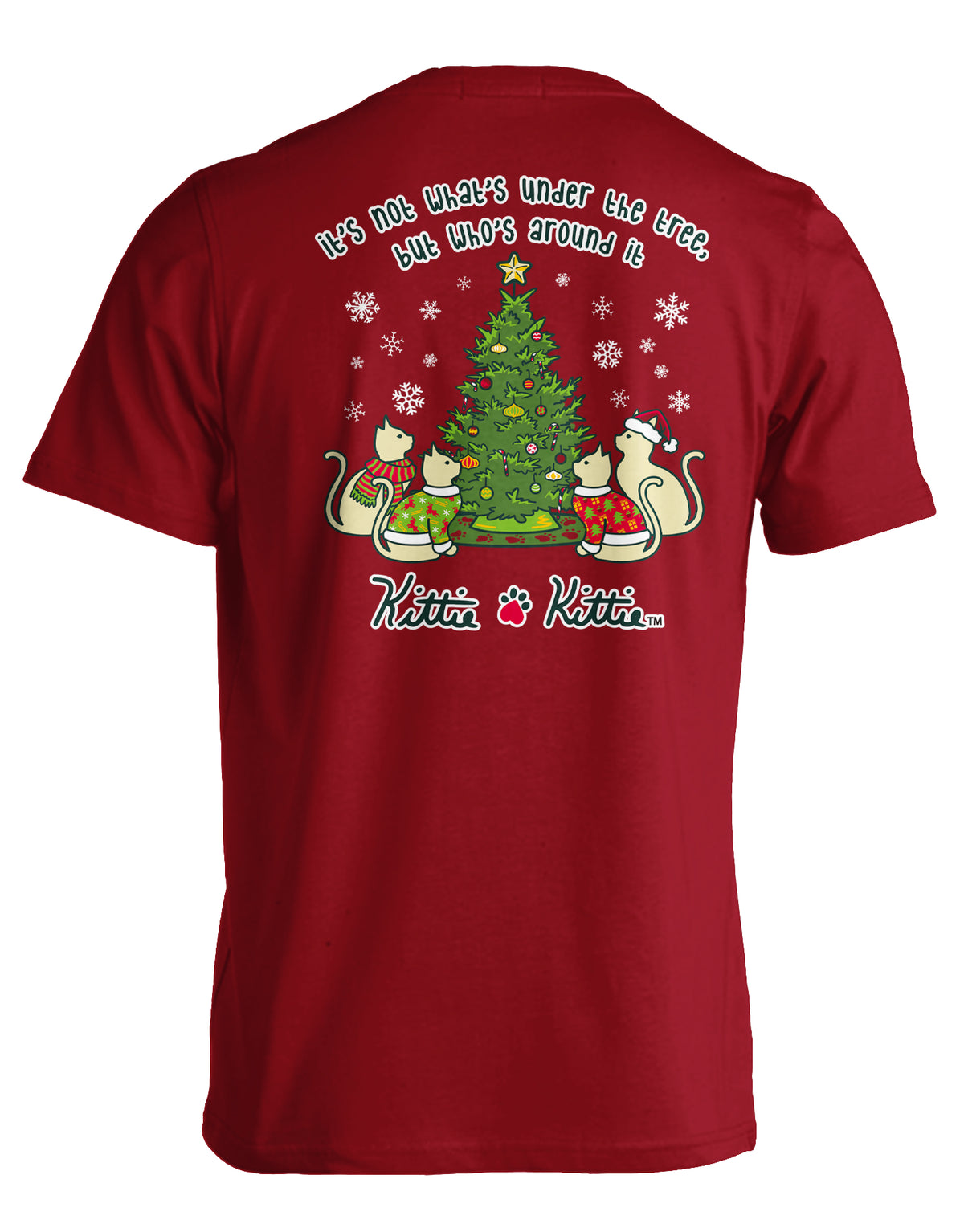 KITTIE KITTIE AROUND THE TREE KITTIES CARDINAL