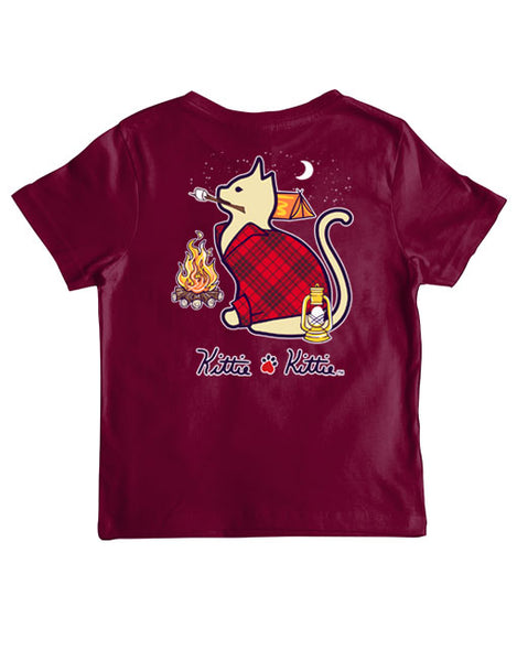 CAMPING KITTIE, YOUTH SS (PRINTED TO ORDER)