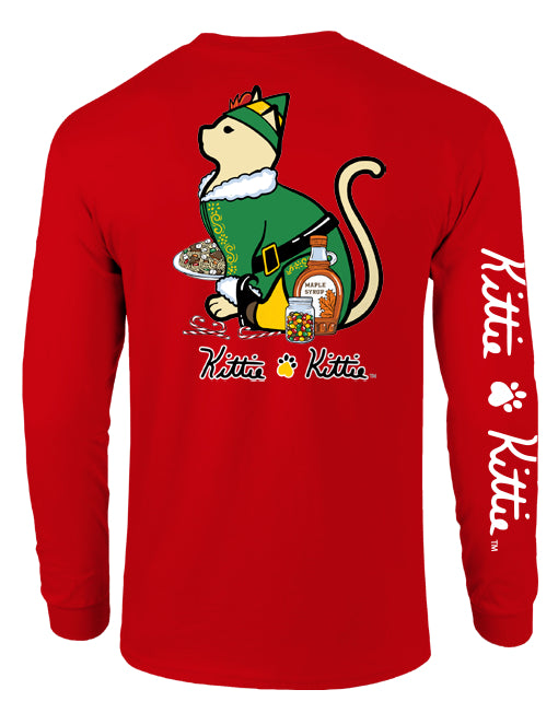 CHRISTMAS ELF KITTIE, ADULT LS