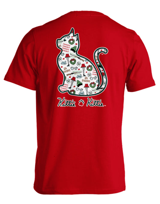 KITTIE KITTIE CHRISTMAS ICONS KITTIE RED