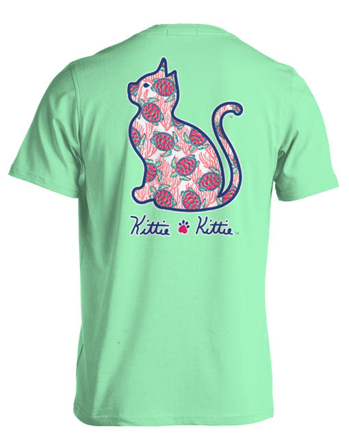 CORAL TURTLE PATTERN KITTIE