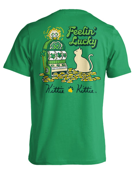 FEELING LUCKY SLOTS KITTIE (PRINTED TO ORDER)