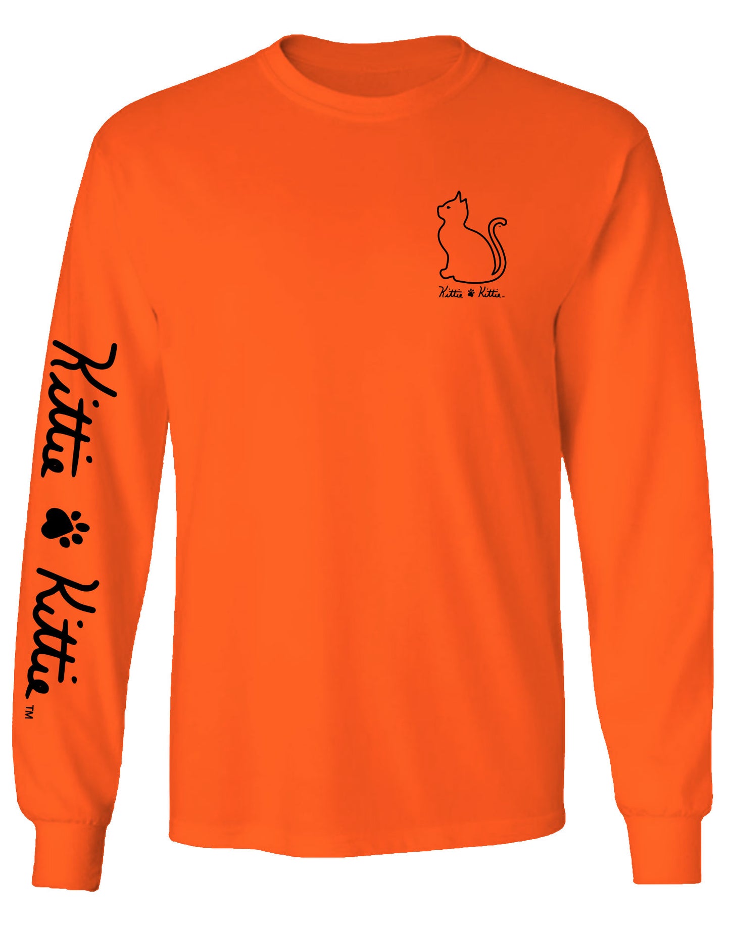 GHOST PATTERN KITTIE, ADULT LS