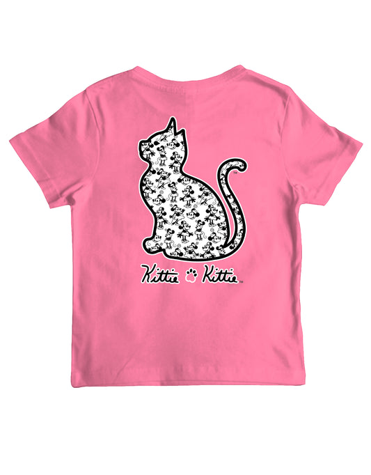GIRL MOUSE PATTERN KITTIE, YOUTH SS