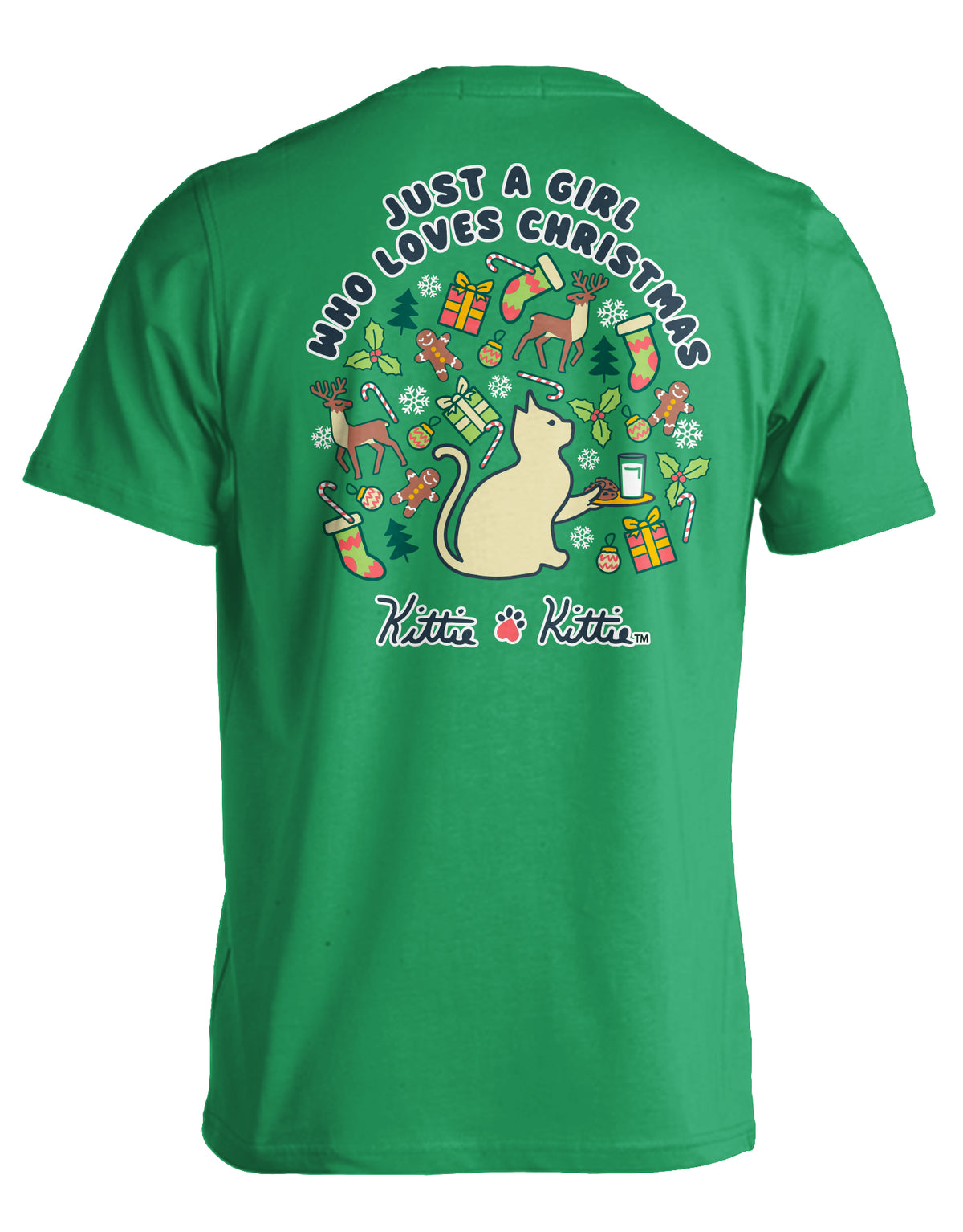 KITTIE KITTIE JUST A GIRL (CHRISTMAS) KITTIE IRISH GREEN