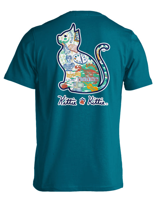 KITTIE KITTIE LEARNING COLLAGE KITTIE GALAPAGOS BLUE