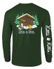 LOG CABIN KITTIE, ADULT LS (PRINTED TO ORDER)