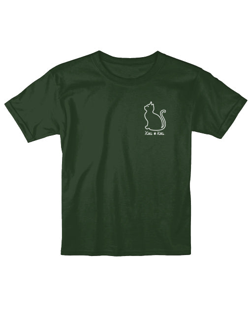 LOG CABIN KITTIE, YOUTH SS (PRINTED TO ORDER)