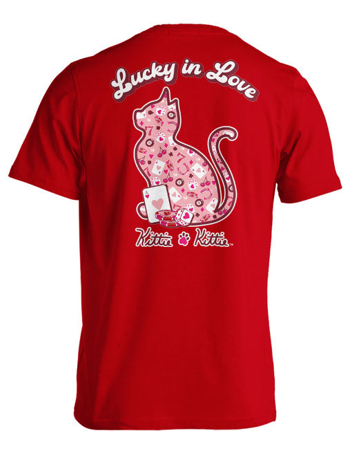 LUCKY IN LOVE KITTIE (PRINTED TO ORDER)