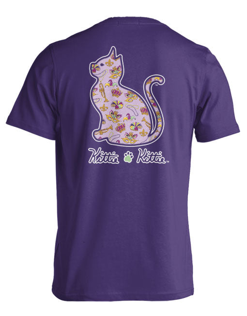 MARDI GRAS PATTERN KITTIE