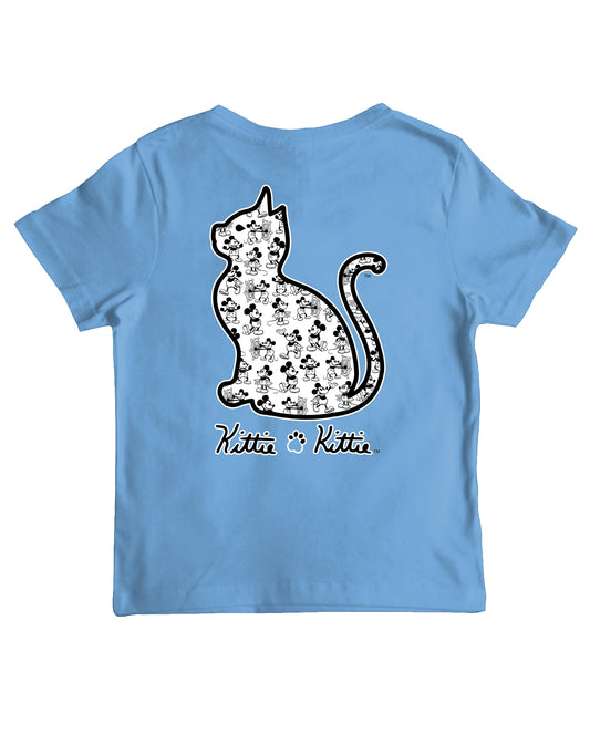MOUSE PATTERN KITTIE, YOUTH SS