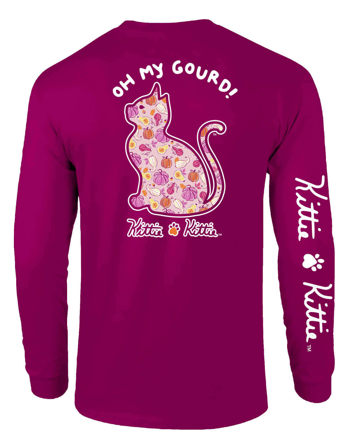 OH MY GOURD! KITTIE, ADULT LS