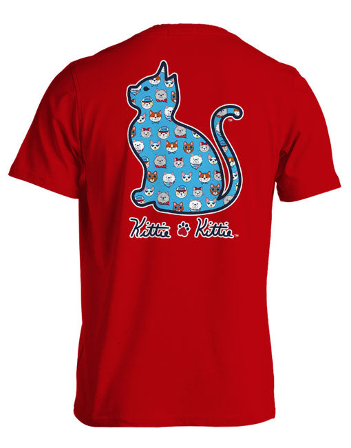 PATRIOTIC CAT PATTERN KITTIE