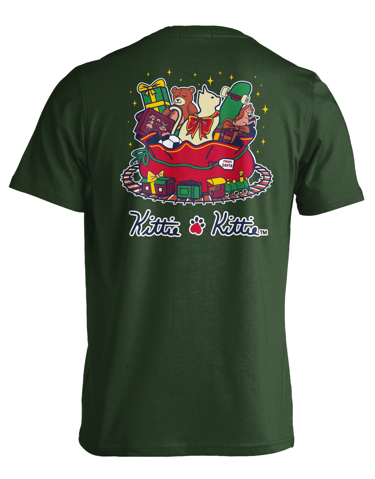 KITTIE KITTIE SANTA'S TOY BAG KITTIE FOREST GREEN