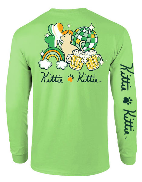 ST. PATRICK'S ICONS KITTIE, ADULT LS (PRINTED TO ORDER)