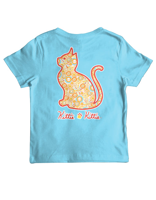 SUN PATTERN KITTIE, YOUTH SS (PRINTED TO ORDER)