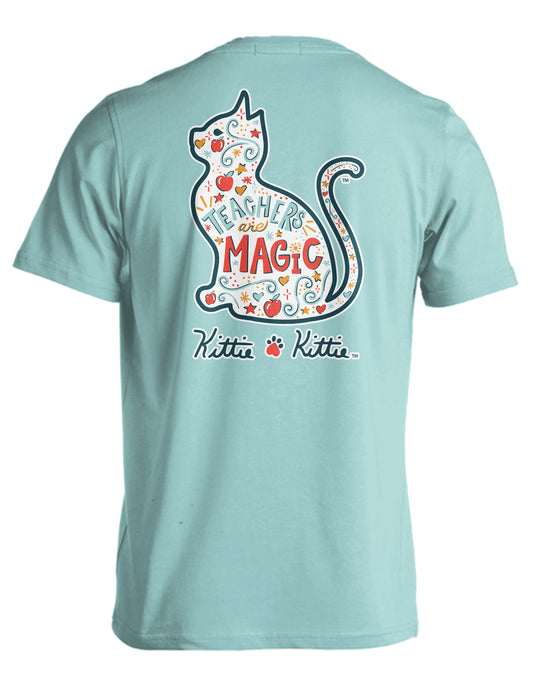 KITTIE KITTIE TEACHERS ARE MAGIC KITTIE TRUE CELADON