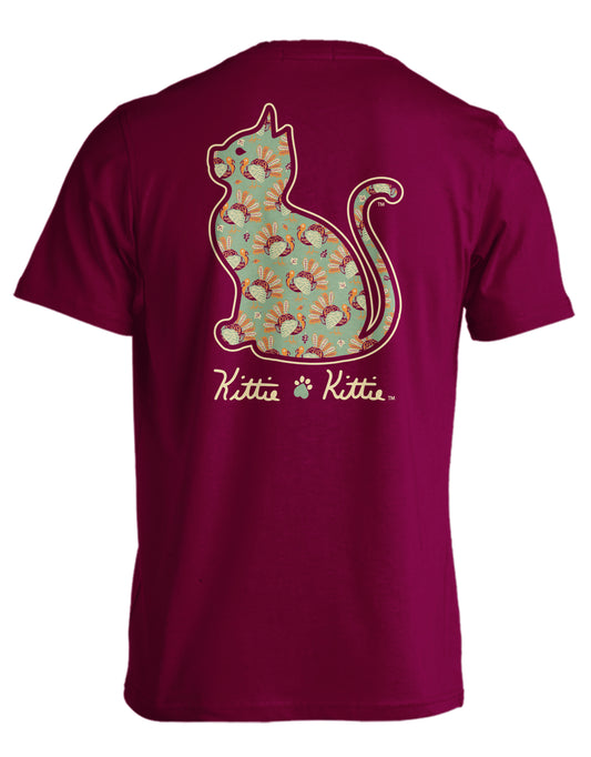 KITTIE KITTIE WHIMSY TURKEY KITTIE MAROON
