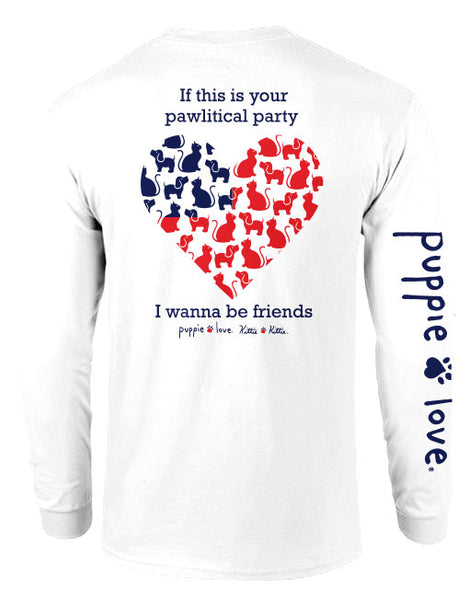 PAWLITICAL PARTY, ADULT LS (PRINTED TO ORDER)