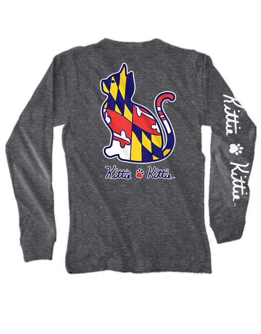 MARYLAND FLAG KITTIE, ADULT LS
