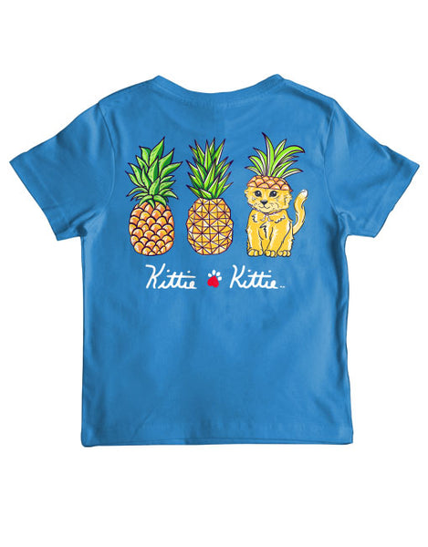 PINEAPPLE DISGUISE KITTIE, YOUTH SS